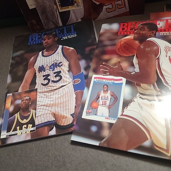 Lot of 12 Vintage 1992 Jan-Dec Beckett Basketball Monthly Magazine - Picture 5 of 9